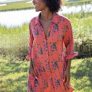 Natural Life Georgia Guaze Shirt Dress size M NWOT